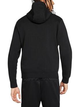 Sweatshirt Nike Club Fleece noir pour femme et homme