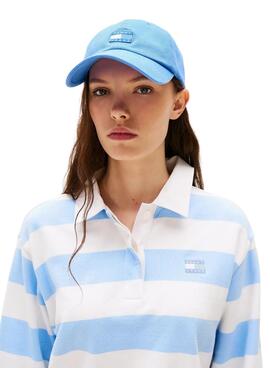 Casquette Tommy Jeans The Heritage bleue pour femme
