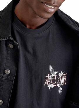T-shirt Only and Sons Keane noir pour homme