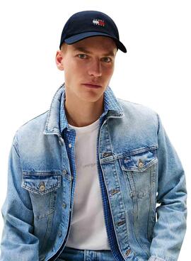 Casquette Tommy Jeans Heritage Core bleue marine pour homme