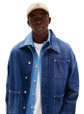 Casquette Tommy Jeans Heritage Core beige pour homme