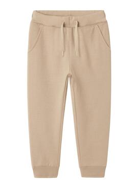 Pantalon Name It Seli beige pour garçon et fille