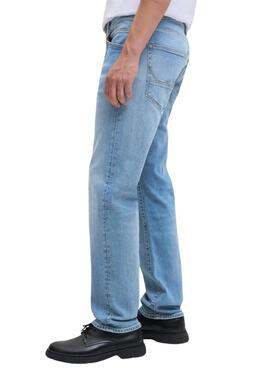 Pantalon en jean Jack and Jones Mike clair pour homme.