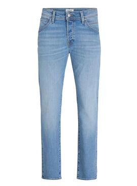 Pantalon en jean Jack and Jones Mike clair pour homme.