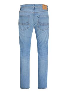 Pantalon en jean Jack and Jones Mike clair pour homme.