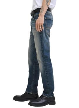Jean Jack and Jones Mike en denim foncé pour homme