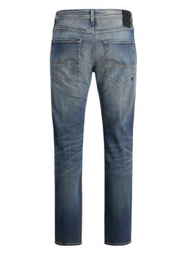 Jean Jack and Jones Mike en denim foncé pour homme