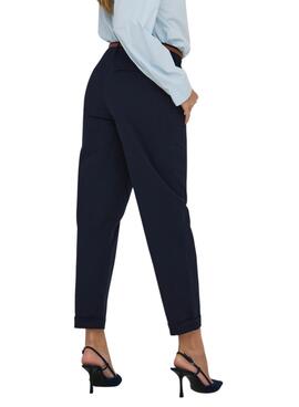 Pantalon Only Sax bleu marine pour femme