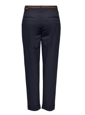 Pantalon Only Sax bleu marine pour femme