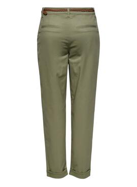 Pantalon Only Sax vert pour femme