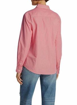 Chemise Tommy Jeans en popeline à rayures pour homme
