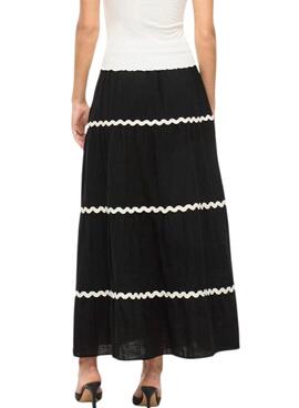 Jupe Vila Manda noir pour femme