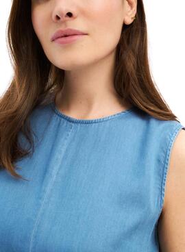 Robe en jean midi Vila Vibista pour femme