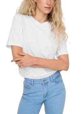 Maillot blanc pour femme Only Monja