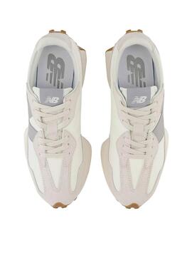 Sneakers New Balance 327 blanc et bleu pour femme