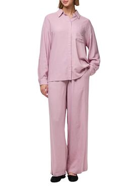 Chemise Pieces Pia rose pour femme