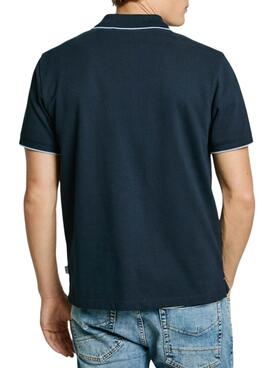 Polo Pepe Jeans Hans bleu marine pour homme