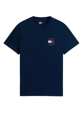 T-shirt Tommy Jeans Flag bleue pour homme
