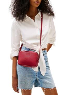Sac Tommy Jeans Must Camera Bag rouge pour femme