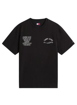 T-shirt Tommy Jeans New York noir pour homme