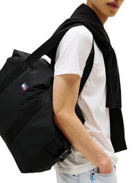 T-shirt Tommy Jeans Stack Backprint blanc pour homme