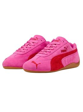Chaussures Puma Speedcat OG rose et rouge pour femme