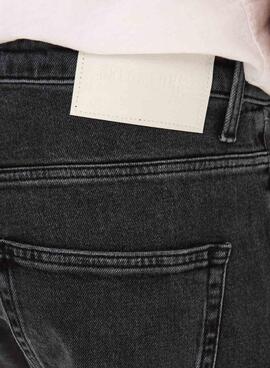 Pantalon en jean Only and Sons Yoke negro cónico para hombre