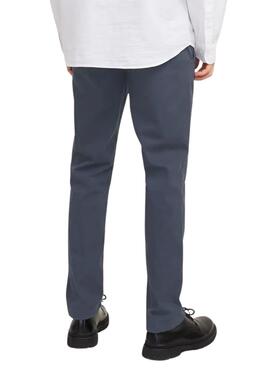 Pantalon chino Jack and Jones Marco bleu marine pour homme