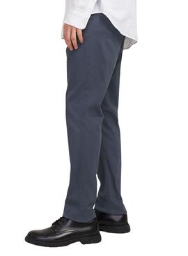 Pantalon chino Jack and Jones Marco bleu marine pour homme