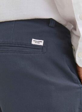 Pantalon chino Jack and Jones Marco bleu marine pour homme