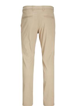 Pantalon chino Jack and Jones Marco beige pour homme