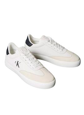 Sneakers Calvin Klein Jeans Classic Cupsole blanc pour homme
