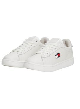 Chaussures Tommy Jeans Archive 98 blanches pour femmes