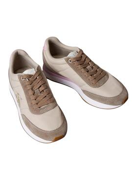 Chaussures Calvin Klein Jeans Retro Runner rose pour femme