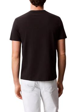 T-shirt Calvin Klein Jeans NY Word Stack noir pour homme