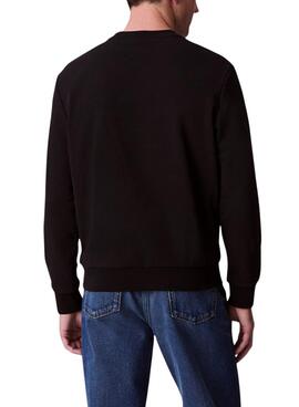 Sweatshirt Calvin Klein Jeans Bauhaus noir pour homme