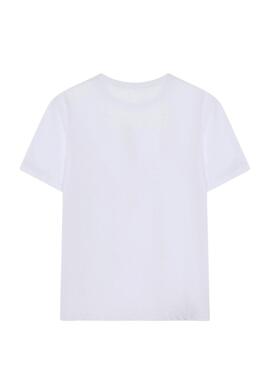 T-shirt Calvin Klein Jeans Bauhaus Logo blanc pour homme