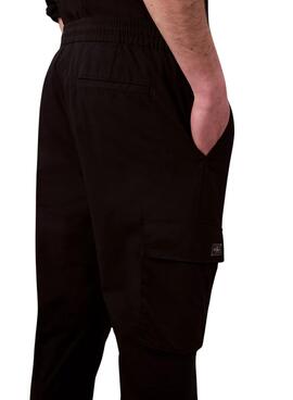 Pantalons cargo Calvin Klein Jeans en ripstop noir.