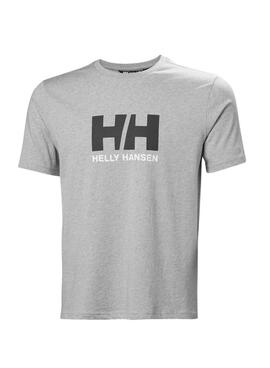 T-shirt Helly Hansen Logo gris pour homme
