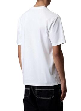T-shirt Carhartt University blanc pour homme.