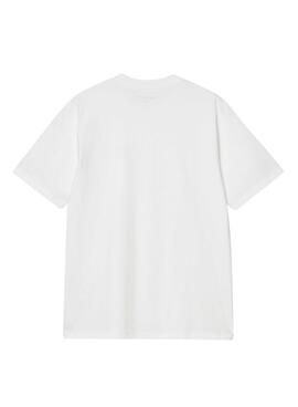 T-shirt Carhartt University blanc pour homme.
