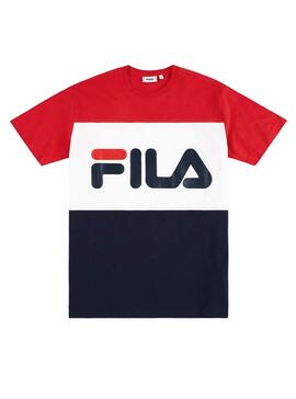 T-Shirt Fila Classic Blocked Multicolore Enfante