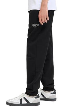 Pantalon Jack and Jones Makoto noir pour enfant