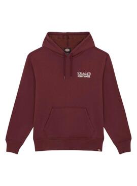 Sweatshirt Dickies Donut grenat pour homme.