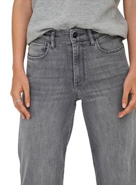 Jean Only Lann Madison gris pour femme