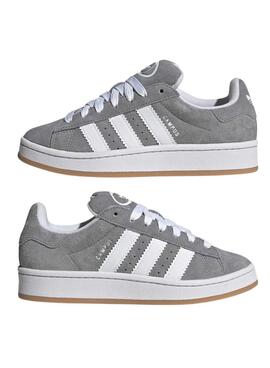Baskets Adidas Campus 00S Gris pour fille et garçon