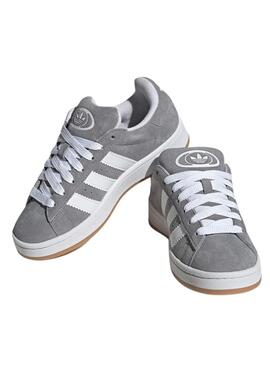 Baskets Adidas Campus 00S Gris pour fille et garçon