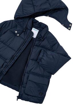 Manteau scolaire basique marine pour garçon de la marque Mayoral