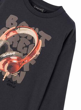 T-shirt Mayoral cascos gris pour garçon