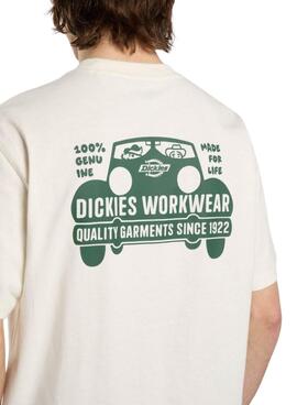 Maillot Dickies Gordonsville blanc pour homme